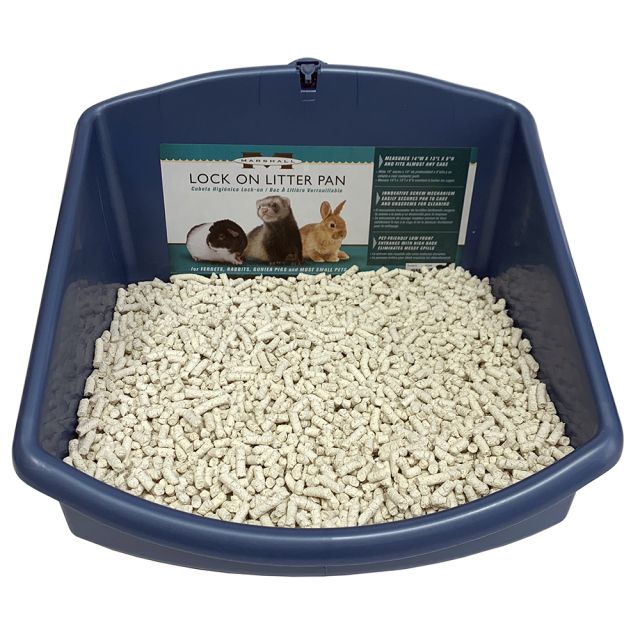 Lock-On Litter Pan - Assorted Colors - Ferret/Small Pet