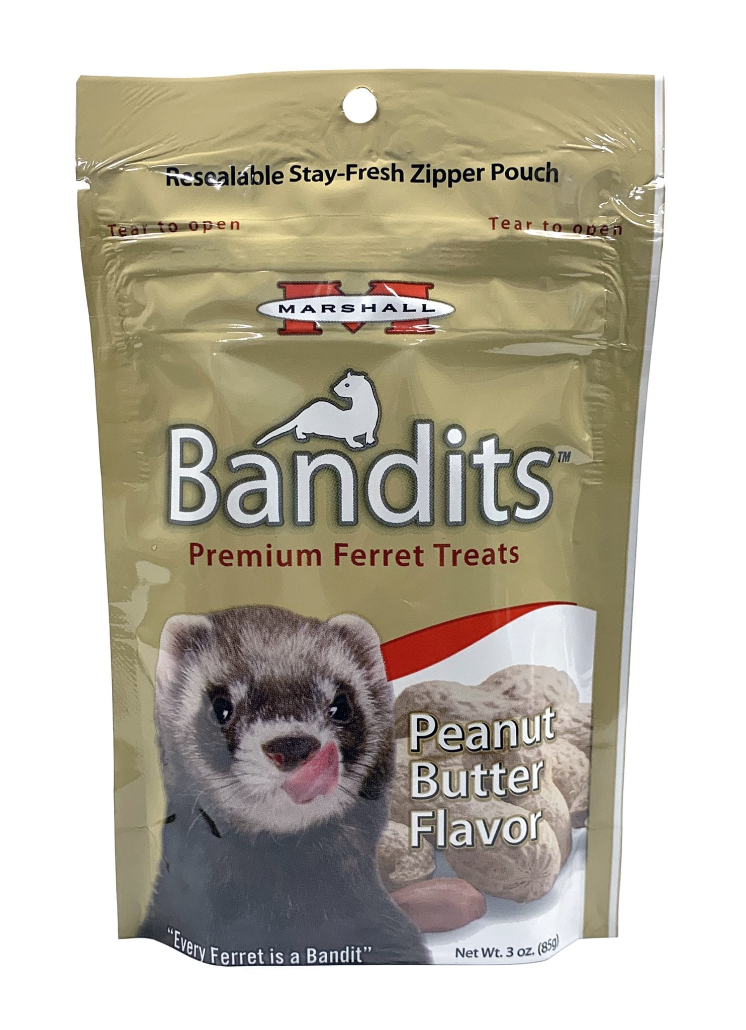 Bandits Premium Ferret Treats, Peanut Butter Flavor