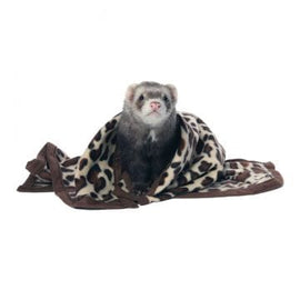 Small Designer Fleece Blanket - Ferret